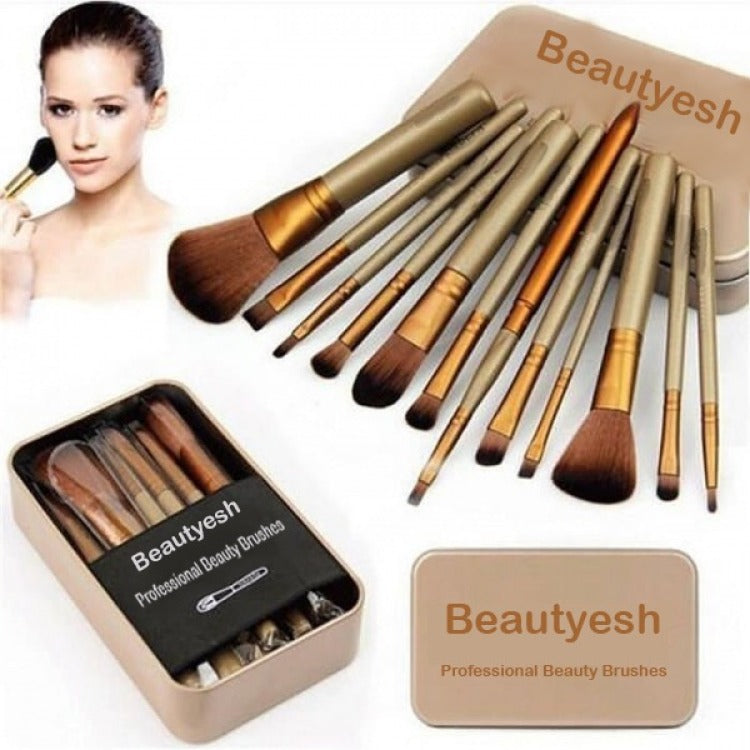 Naked 3 Makeup Brush Set 12 pcs with box